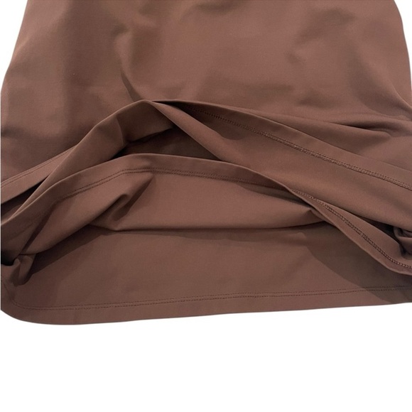 BABATON Polo Min Dress Tank Stretchy Coffee Bean Women’s Sz XXS contour Aritzia - Picture 4 of 7